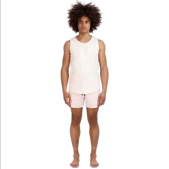 Goodlife StretchTex Volley Shorts in Barely Pink Size XL - Picture 5 of 10